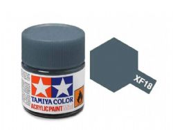 PEINTURE TAMIYA FLAT BLEU MOYEN ACRY XF-18